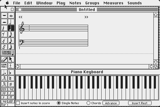 Screenshot for Deluxe Music Construction Set v1.0